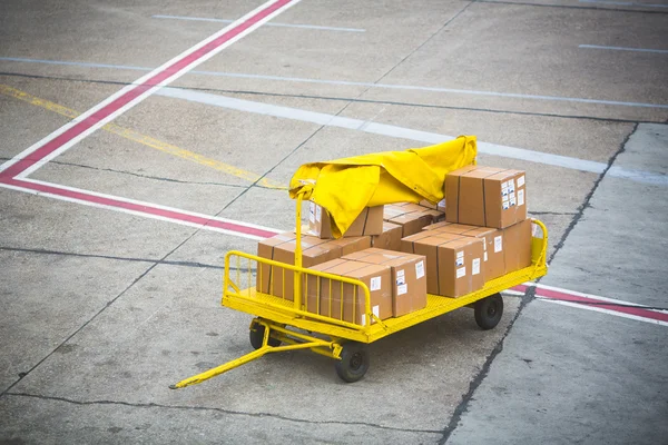 Cargo na samolot — Zdjęcie stockowe