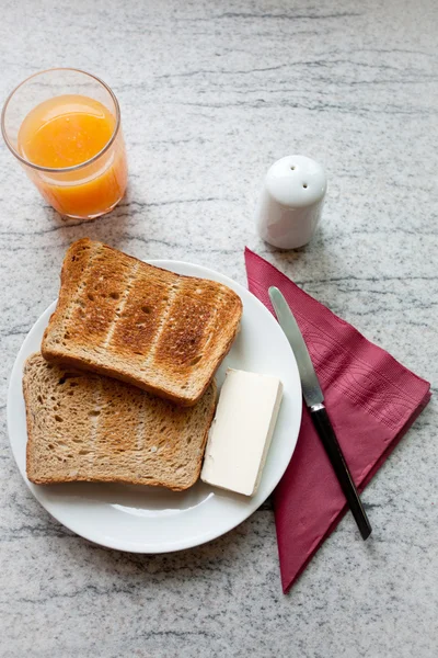 Pan tostado para el desayuno — Foto de Stock