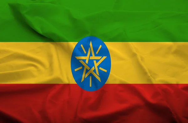 Vlag van Ethiopië — Stockfoto