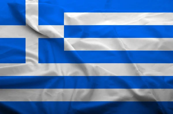 Σημαία της Ελλάδας — Φωτογραφία Αρχείου