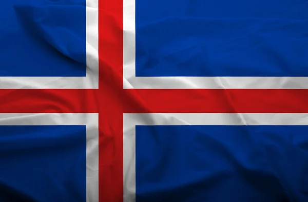 Bandiera Islanda — Foto Stock