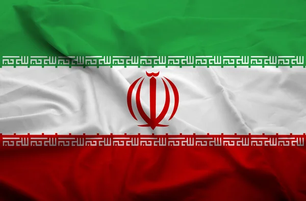 Irán zászló — Stock Fotó