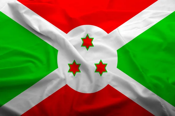 Bandeira do Burundi — Fotografia de Stock