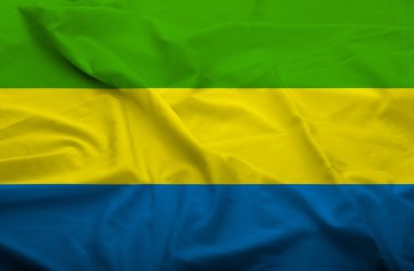 Gabon flag clipart