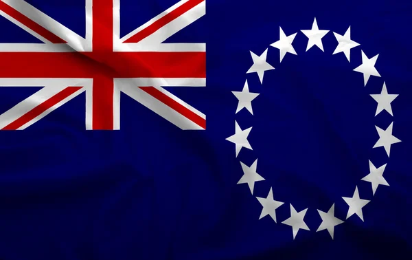 Cook Isalnd bayrak — Stok fotoğraf
