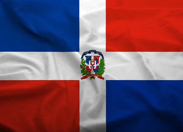 Dominican Rapublic flag — Stock Photo, Image