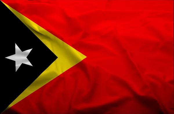 Oost-timor vlag — Stockfoto