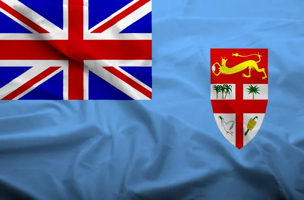 Fijis flagga — Stockfoto