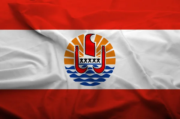 Vlag van Frans-Polynesië — Stockfoto