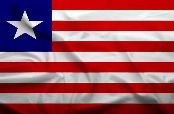 Liberia flag — Stock Photo, Image