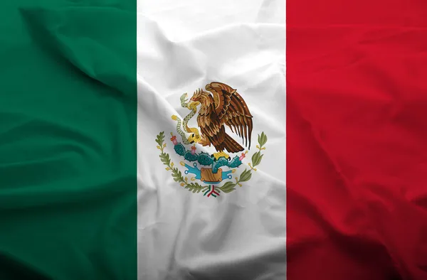 Mexiko flagga — Stockfoto