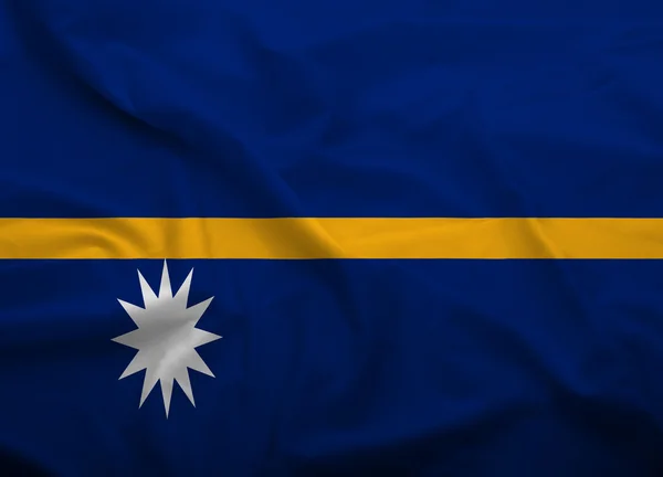 Drapeau de Nauru — Photo