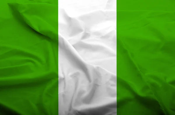 Nigeria-Flagge — Stockfoto
