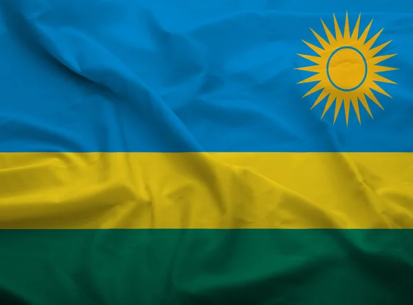 Bandeira do Ruanda — Fotografia de Stock