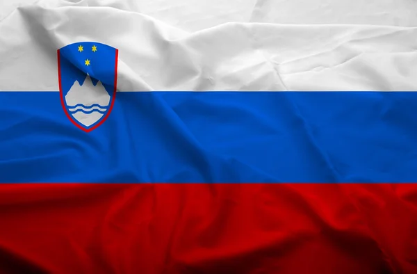 Slovenia flag — Stockfoto