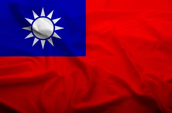 Taiwan Flag — Stockfoto