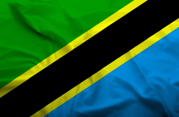 Прапор Танзанії — стокове фото