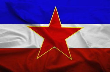 Yugoslavia flag clipart