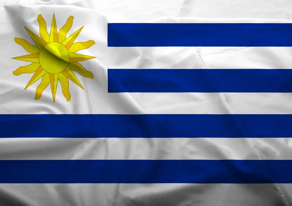 Uruguay flagga — Stockfoto