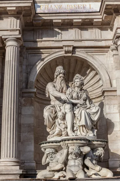 Piazza del Comune di Vienna Scultura — Foto Stock