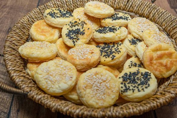 Huisgemaakt Klein Brood Gebak — Stockfoto