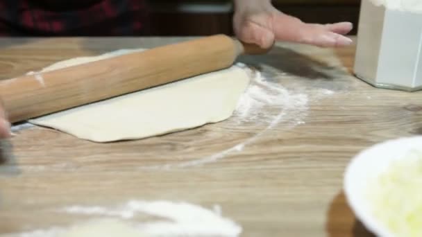 Pasta Için Hamur Hazırlama — Stok video