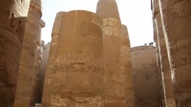 Eski Karnak Tapınağı Kompleksi veya Mısır 'daki Karnak.