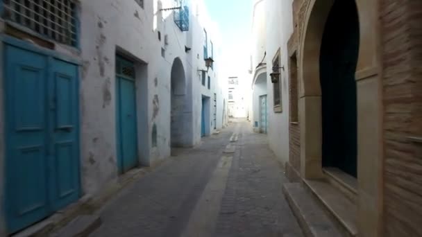 Gamla Stan Medina Kairouan Kairouan Tunisien — Stockvideo