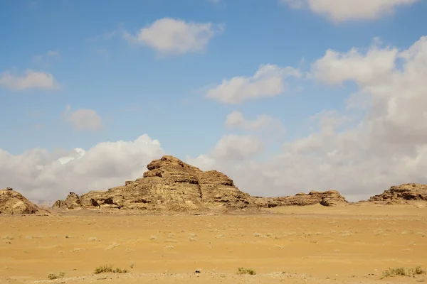 Deserto e montagne del Regno hascemita di Giordania — Foto Stock