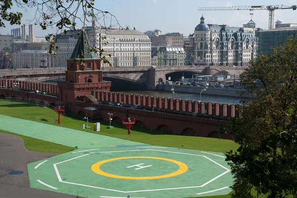 Helipad en el Kremlin de Moscú — Foto de Stock