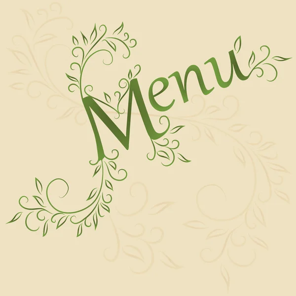 Diseño de menú de restaurante — Vector de stock