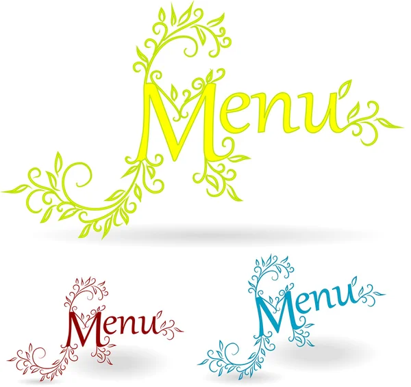 Menu restaurant design — Image vectorielle