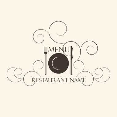 Restoran menüsü tasarım şablonu