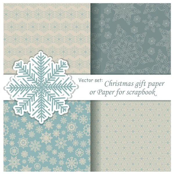 Christmas gift paper — Stock Vector
