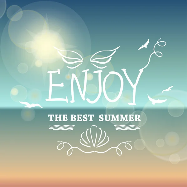 Profitez du meilleur été . — Image vectorielle