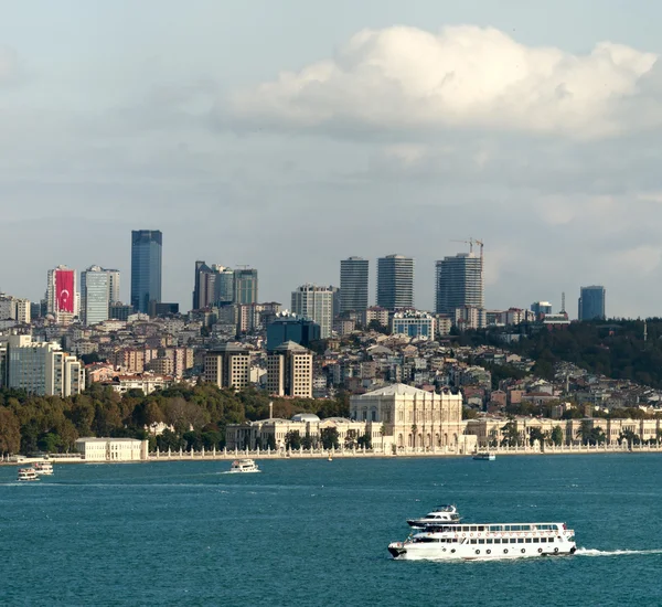 Istanbul vista centro finanziario — Foto Stock