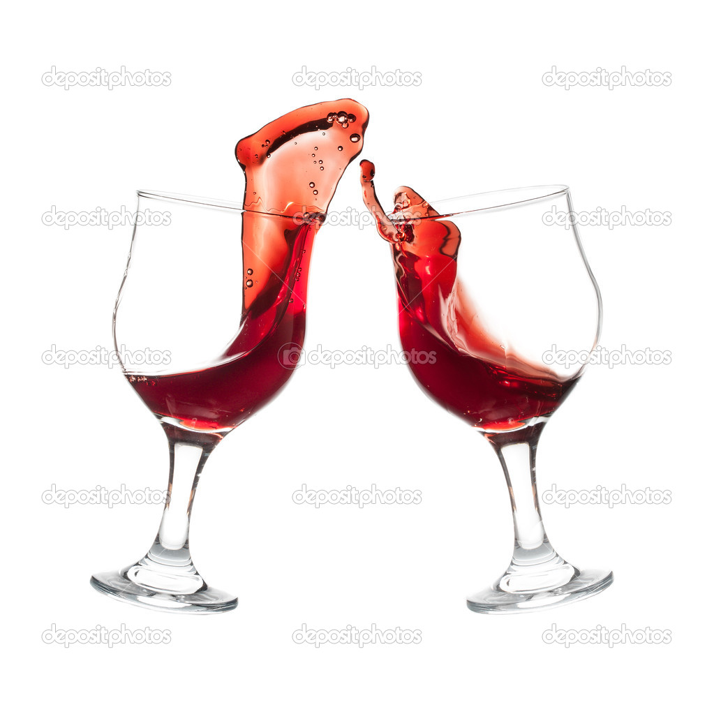 Red And White Wine Toast