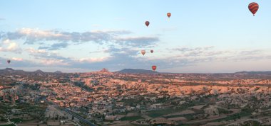 sıcak hava balonları tepeden Vadisi, Türkiye