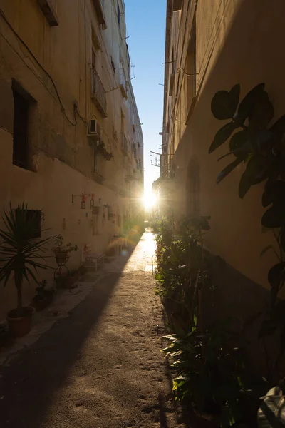 Taranto Eski Şehir Sokakları Talya — Stok fotoğraf