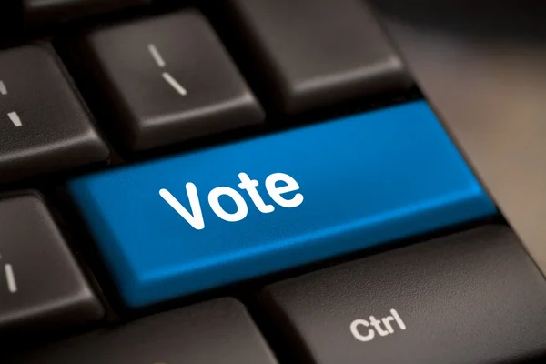 Botão VOTE — Fotografia de Stock