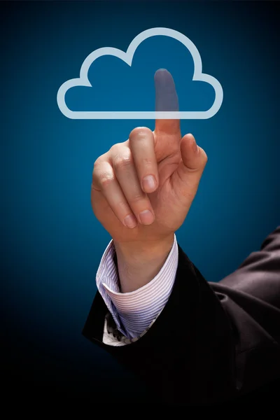 Il cloud computing — Foto Stock