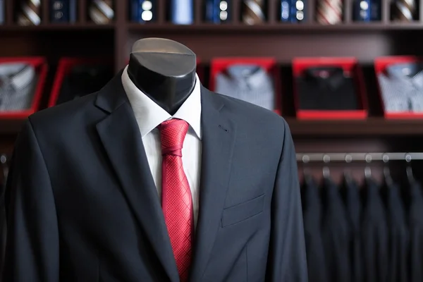 Men's business suit on a dummy — Stock Photo, Image