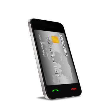 Smartphone ile yakın alan bir kredi gösterilen iletişimi (Nfc)