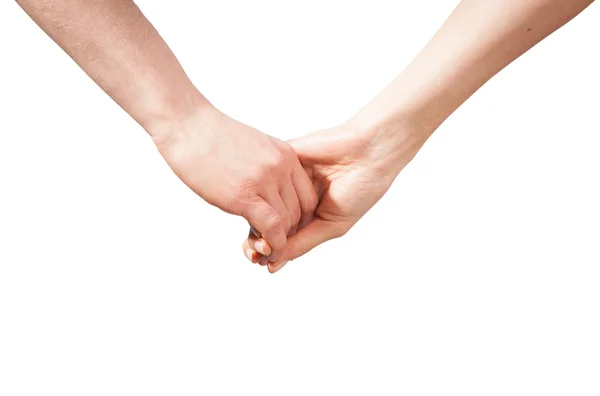 Concepto de amistad y amor. Tenencia de manos —  Fotos de Stock