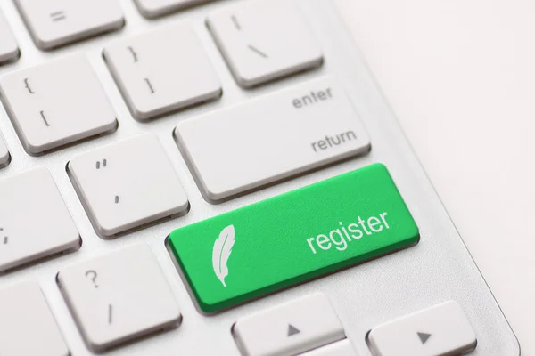 Schlüsselkonzept Register — Stockfoto