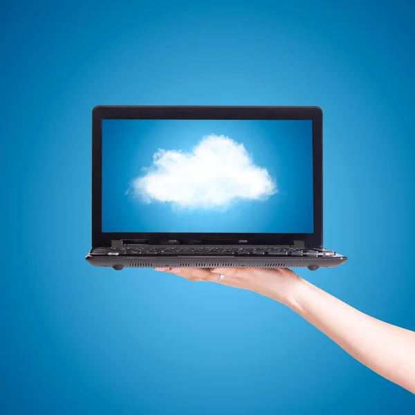 Cloud computing-concept — Stockfoto