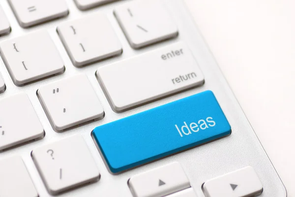 Idea palabra en el teclado —  Fotos de Stock