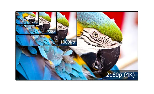 Display televisivo 4K — Foto Stock