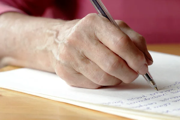 Write a letter — Stock Photo, Image