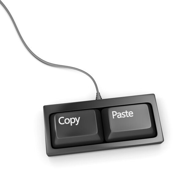 Copy paste keyboard (plagiarist tool)